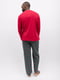 Піжама червоно-зелена: лонгслів та штани | 6813468 | фото 2
