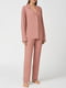 Піжама рожева: сорочка та штани | 6815421 | фото 2
