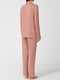 Піжама рожева: сорочка та штани | 6815421 | фото 3