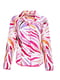 Піжама рожева з абстрактним принтом: сорочка та штани | 6815445 | фото 3