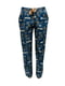 Піжама синя з принтом: лонгслів та штани | 6815494 | фото 4