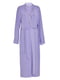 Фіолетовий довгий халат з мереживом | 6815553 | фото 3