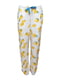 Піжама молочного кольору із лимонним принтом: сорочка та штани | 6815593 | фото 4