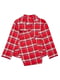 Піжама червона у клітинку: сорочка та штани | 6815611 | фото 4