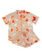 Піжама сіра з принтом метелика: сорочка та шорти | 6815614 | фото 5