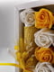 Подарунковий набір: свічка ручної роботи та мильні троянди | 6703510 | фото 2