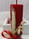 Подарунковий набір: свічка ручної роботи та 5 мильних троянд | 6816941 | фото 3