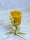 Набір весільних свічок з вощини “Сімейне вогнище” (3 шт.) | 6703475 | фото 8