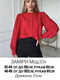 Червона класична блуза на гудзиках | 6816296 | фото 3