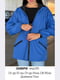 Чорно-синя двостороння куртка з плащівки | 6816303 | фото 9