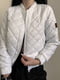 Біла куртка з плащівки на силіконі | 6816314 | фото 4