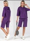 Костюм-двійка фіолетовий: шорти та худі | 6816373 | фото 3