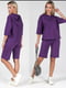 Костюм-двійка фіолетовий: шорти та худі | 6816374 | фото 3