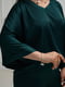 Костюм з шовку Армані зелений: блуза і штани | 6816394 | фото 6