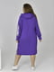 Фіолетова сукня-худі з капюшоном і розрізами | 6816428 | фото 3