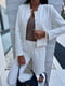 Білий костюм-двійка: жакет і штани | 6816450 | фото 2