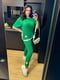 Зелений костюм-двійка: футболка і штани | 6816464 | фото 2
