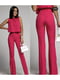 Рожевий костюм-двійка: топ і штани | 6816467 | фото 2
