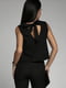 Чорний костюм-двійка: топ і штани | 6816487 | фото 2