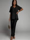 Чорний костюм-двійка: блуза і штани | 6816491 | фото 2