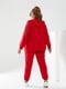 Червоний прогулянковий костюм: толстовка та джогери | 6816505 | фото 3