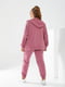 Рожевий прогулянковий костюм: толстовка та джогери | 6816507 | фото 3