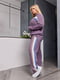 Спортивний костюм фіолетовий: кофта і штани | 6816532 | фото 2