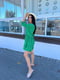 Зелена сукня А-силуету з оборкою | 6816560 | фото 10