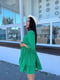 Зелена сукня А-силуету з оборкою | 6816560 | фото 9