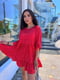 Червона сукня А-силуету з оборкою | 6816564 | фото 5