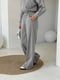 Спортивний костюм сірий: кофта і штани палаццо | 6816687 | фото 6