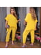 Костюм з шовку Армані жовтий: блуза і штани | 6816700 | фото 4