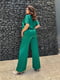 Костюм з шовку Армані зелений: блуза і штани | 6816741 | фото 4