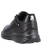 Чорні шкіряні кросівки на шнурівці | 6815788 | фото 5