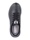 Чорні шкіряні кросівки на шнурівці | 6815788 | фото 6