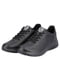 Чорні шкіряні кросівки на шнурівці | 6815788 | фото 8