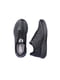 Чорні шкіряні кросівки на шнурівці | 6815788 | фото 9