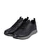 Чорні шкіряні кросівки на шнурівці | 6815872 | фото 8