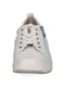 Білі шкіряні кросівки з блискавками | 6815978 | фото 4