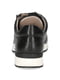 Чорні шкіряні кросівки на шнурівці | 6815979 | фото 5