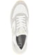 Біло-сірі текстильні кросівки на рельєфній підошві | 6816000 | фото 6