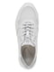 Білі шкіряні кросівки з рельєфною підошвою | 6816024 | фото 6
