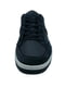 Сині шкіряні кросівки на шнурівці | 6816037 | фото 4