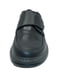 Чорні шкіряні туфлі з застібками-липучками | 6816064 | фото 4