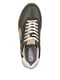 Зелені шкіряні кросівки на шнурівці | 6816106 | фото 6