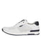 Білі шкіряні кросівки на шнурівці | 6816110 | фото 2
