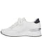Білі шкіряні кросівки з блискавками | 6816125 | фото 3