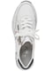 Білі шкіряні кросівки з блискавками | 6816125 | фото 6