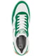 Біло-зелені кросівки на щільній підошві | 6816130 | фото 6