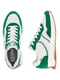 Біло-зелені кросівки на щільній підошві | 6816130 | фото 9